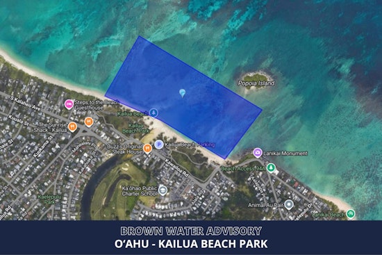 Storm Runoff Turns Kailua Surf Brown, Puts Beach On Timeout