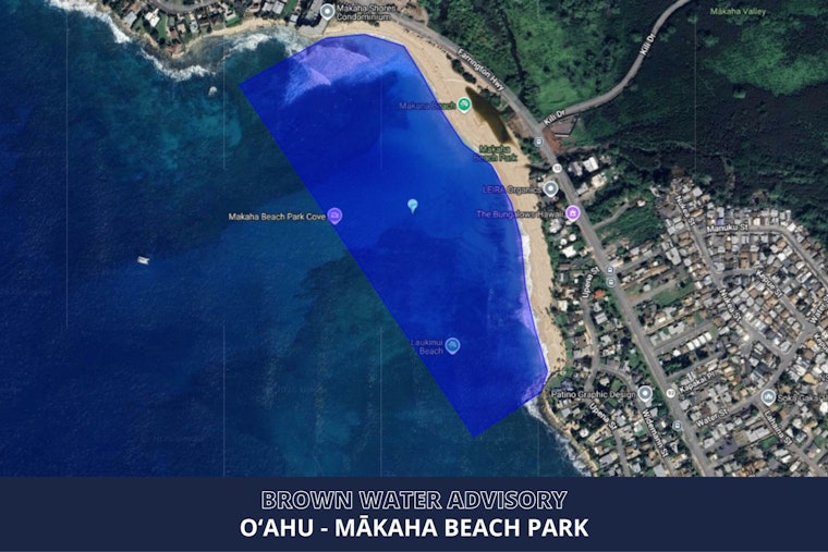 Storms Turn Makaha Surf Brown, Locals Told To Stay Out