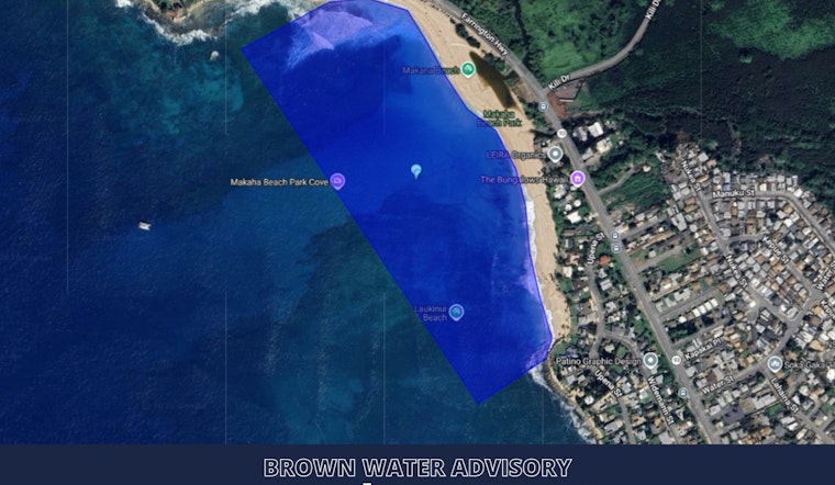 Storms Turn Makaha Surf Brown, Locals Told To Stay Out