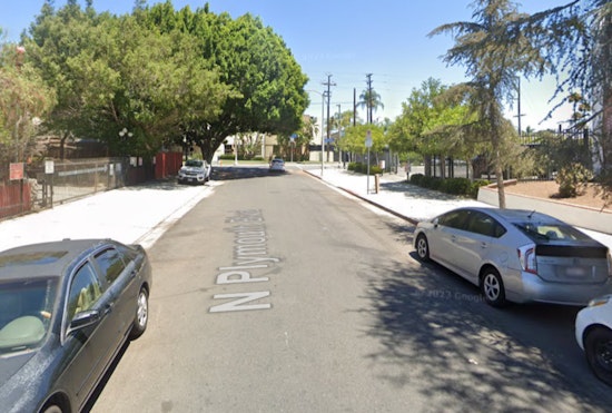 Structure fire at 642 N Plymouth draws LAFD Station 52 response
