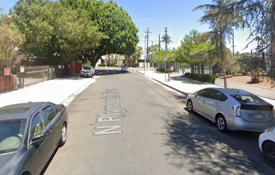 Structure fire at 642 N Plymouth draws LAFD Station 52 response
