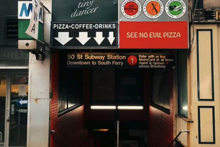 Subway Punk Pizzeria Surfaces With Giant Slices in the Village