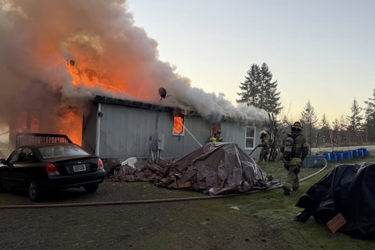 Sweet Home Match Mishap Turns Double-Wide Into Inferno