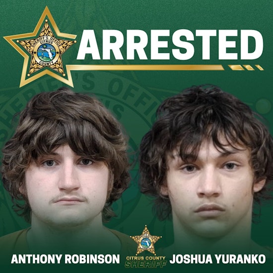 Teen Duo Busted In Botched ATM Raid Near Floral City Strawberry Fest