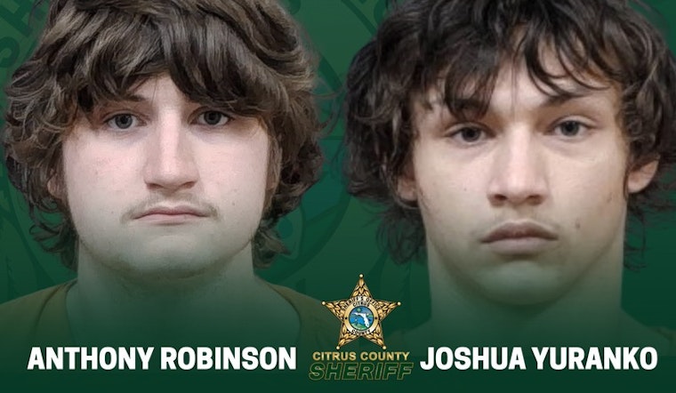 Teen Duo Busted In Botched ATM Raid Near Floral City Strawberry Fest