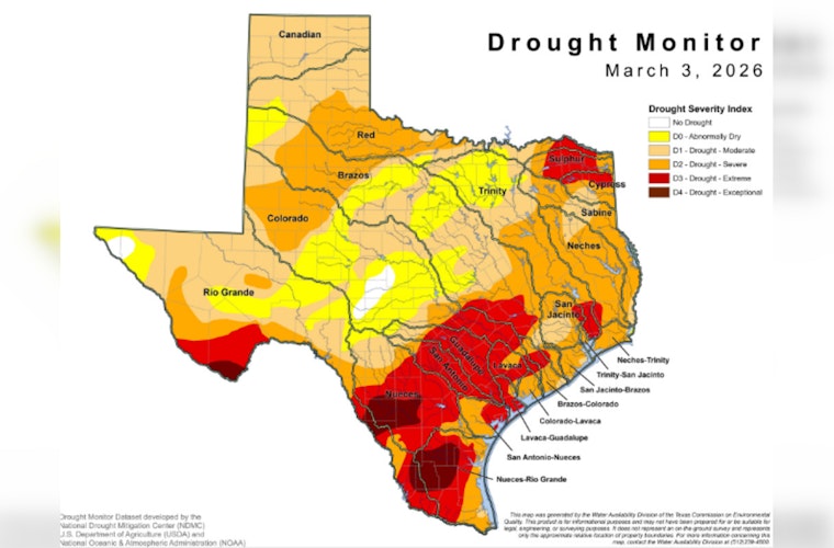Texas Drought Blows Up in Worst Weekly Widening Since 2025
