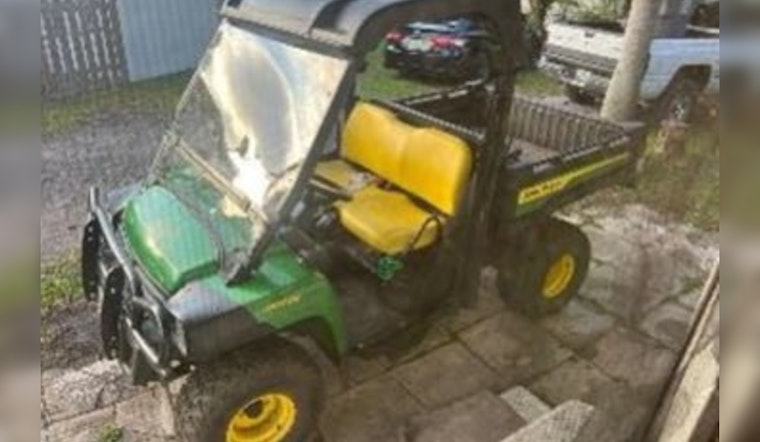 Thieves Roll Off With John Deere Gator From Popular Boynton Farm