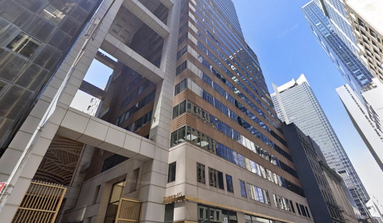 Times Square’s Tower 45 Quietly Hits the Market With Sky-High Atrium