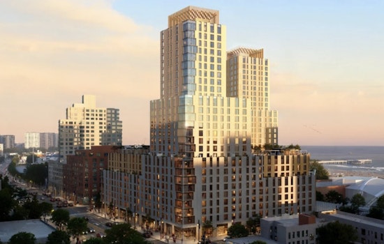 Twin Tower Housing Wave Set To Rock Coney Island Waterfront