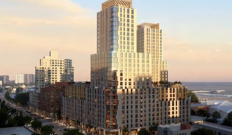 Twin Tower Housing Wave Set To Rock Coney Island Waterfront