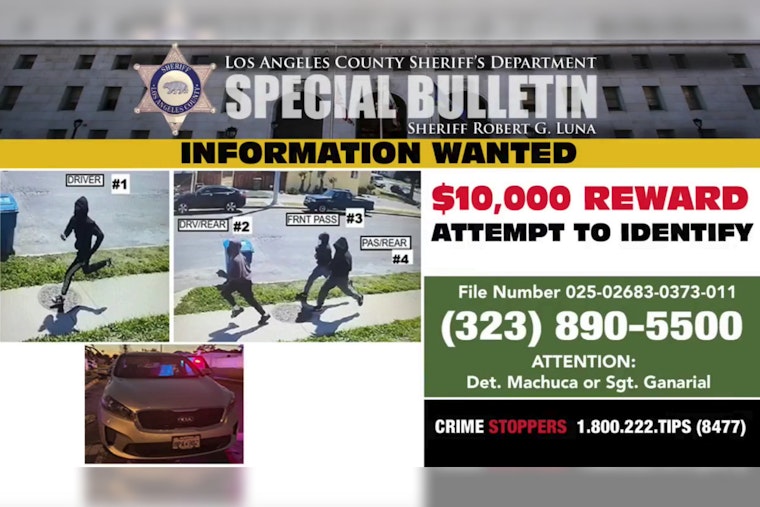 UPDATE: LA Sheriff Makes Public Plea After County OKs $10K Reward in South LA Garage Shooting
