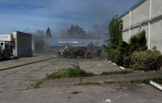 Vacant Santa Clara Strip Blaze Shuts Down El Camino Real