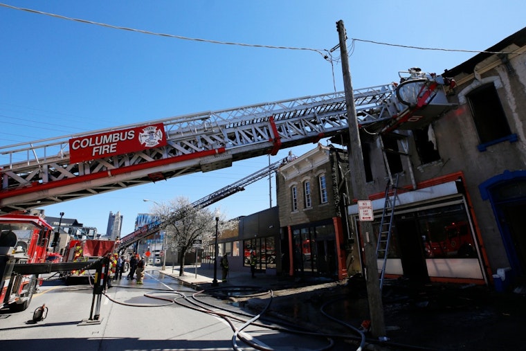 Vacant West Broad Building Ravaged In Two-Alarm Inferno