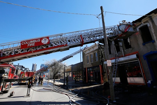 Vacant West Broad Building Ravaged In Two-Alarm Inferno