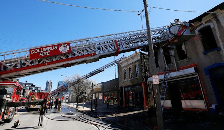 Vacant West Broad Building Ravaged In Two-Alarm Inferno
