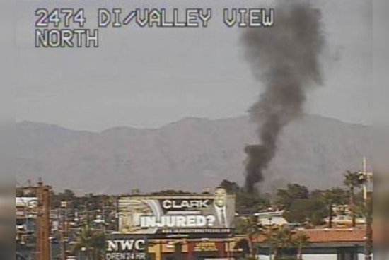 Valley View Shut Down as Cops Race to Blaze at Sahara Apartment Complex