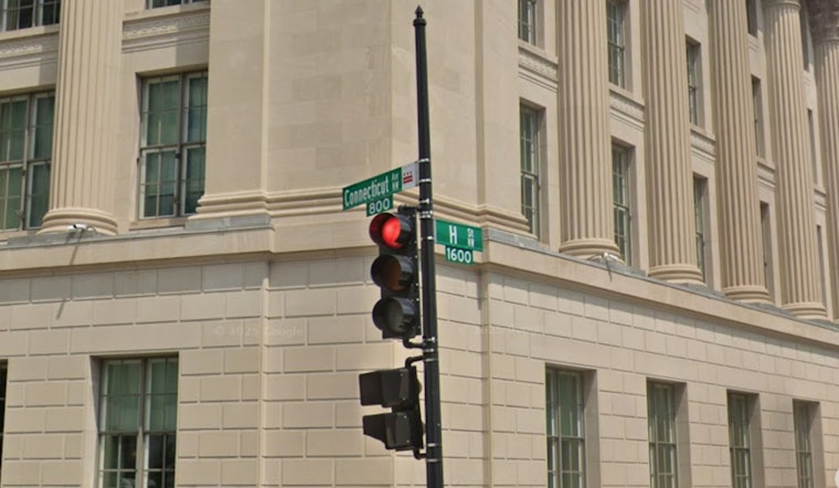 Van Blows Through White House Barricade During Morning Commute