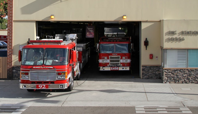 Van Nuys Office Building Fire Doused After Early-Morning Blaze