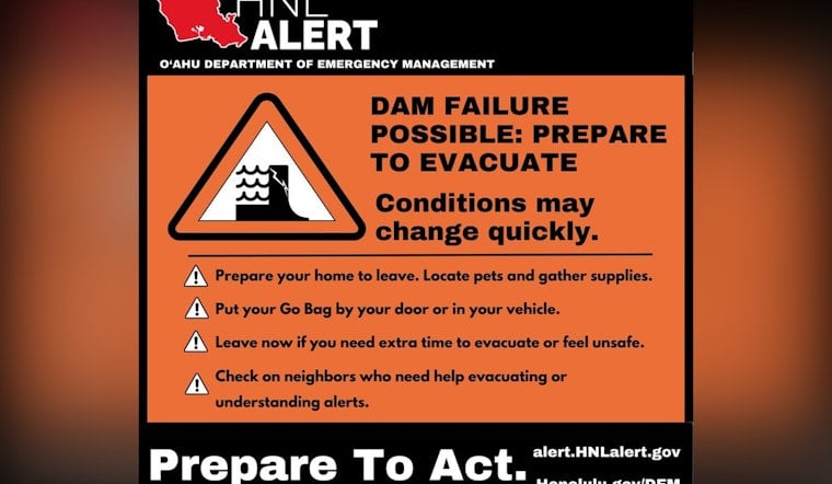 Wahiawa Dam Scare Has North Shore Families Racing Uphill