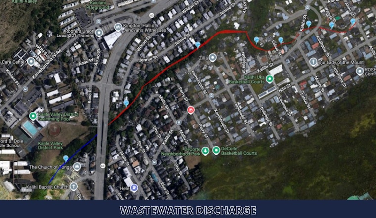 Wastewater Alert Puts Kalihi Park, Pool And School Off-Limits