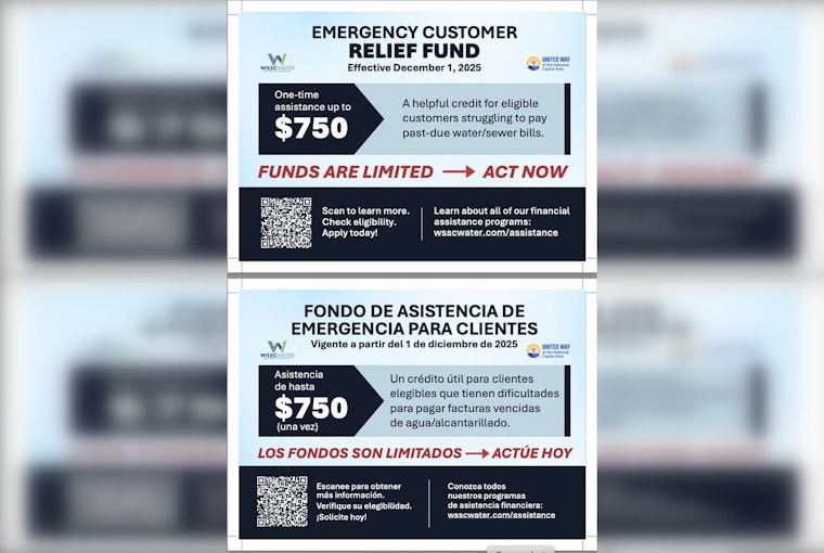 Water Bill Lifeline: Prince George's Residents Can Snag One-Time $750 Break