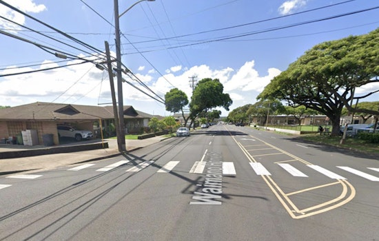 Water Main Mess On Waimano Home Bogs Pearl City Commute