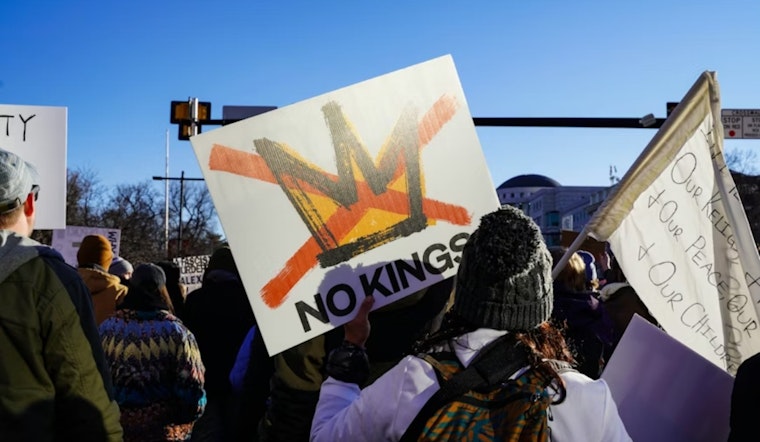 Waterfront Park Packed as 'No Kings' Marchers Sweep San Diego