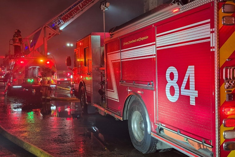 West Houston Two-Alarm Apartment Blaze Injures Firefighter, Tenant Near Sam Houston Parkway