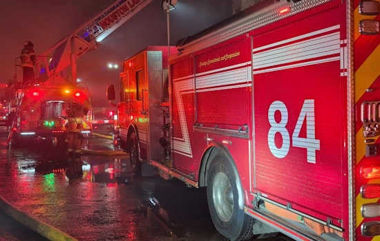 West Houston Two-Alarm Apartment Blaze Injures Firefighter, Tenant Near Sam Houston Parkway