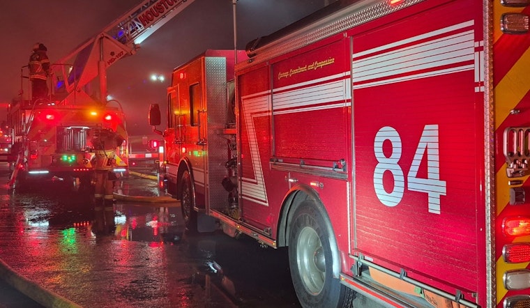 West Houston Two-Alarm Apartment Blaze Injures Firefighter, Tenant Near Sam Houston Parkway