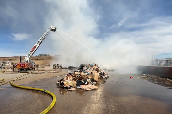 West Phoenix Chokes on Smoke as Recycling Yard Erupts in Flames