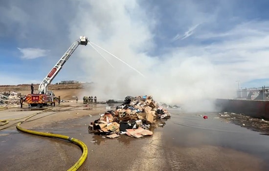 West Phoenix Chokes on Smoke as Recycling Yard Erupts in Flames