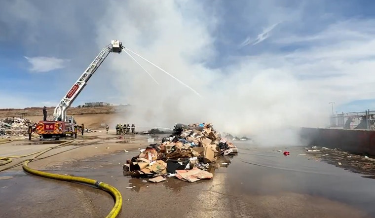 West Phoenix Chokes on Smoke as Recycling Yard Erupts in Flames