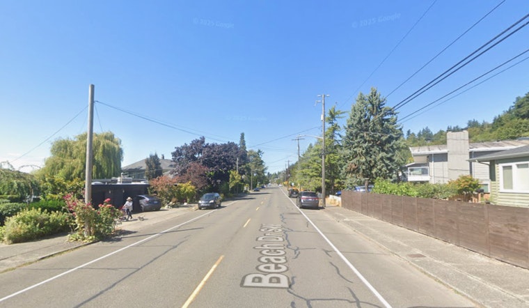 West Seattle’s Beach Drive Hillside Gives Way, Burying Backyards In Mud