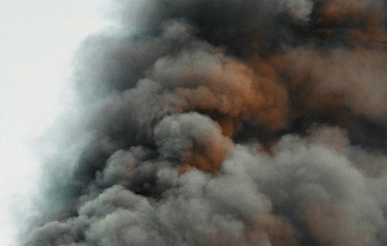 Westside Junkyard Inferno Sends Ominous Black Plume Over Jacksonville