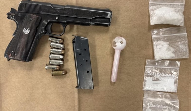 Whittier Police Seize Alleyway Car, Arrest Felon With Gun and Drugs