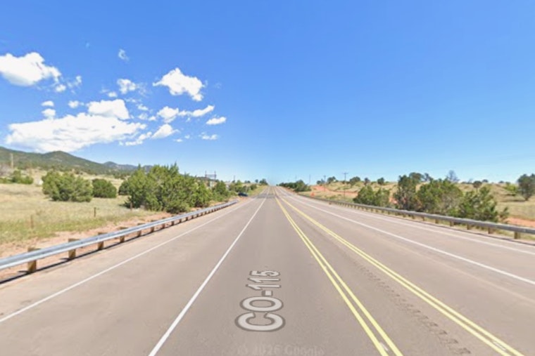 Wildfire Slams CO-115 South of Colorado Springs, Chokes Off Traffic