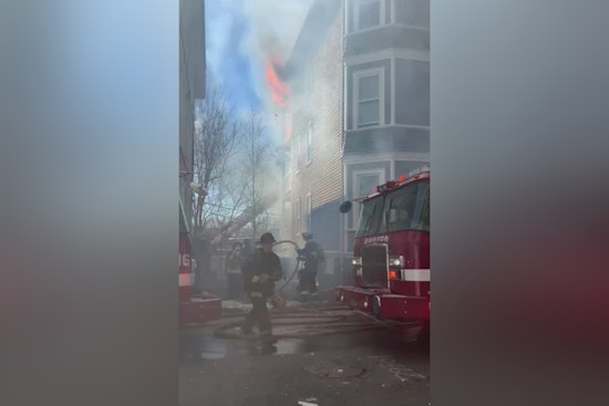 Wind-Whipped Mattapan Inferno Guts Triple-Decker, Displaces 12, Injures Firefighter