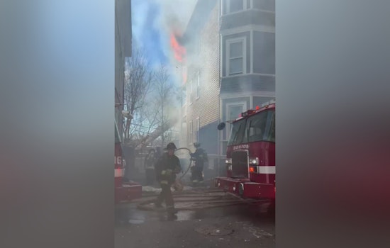 Wind-Whipped Mattapan Inferno Guts Triple-Decker, Displaces 12, Injures Firefighter
