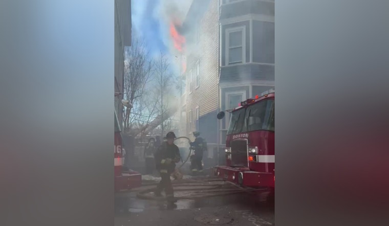 Wind-Whipped Mattapan Inferno Guts Triple-Decker, Displaces 12, Injures Firefighter