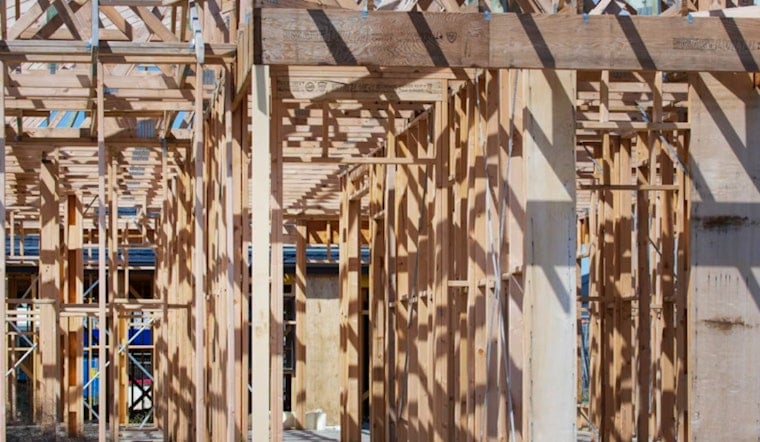 Wood Framing Rises Near Expo/Bundy Station in Sawtelle