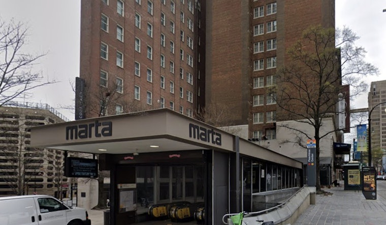 World Cup Facelift Puts Peachtree Center MARTA Entrances on a Slow Roll