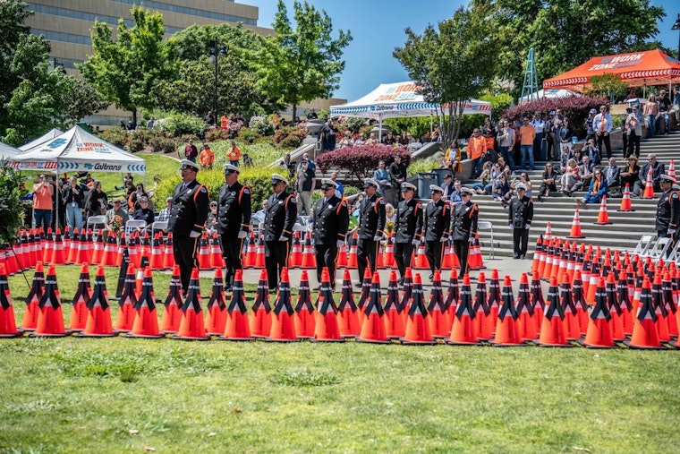195 Cones, 195 Lives: Caltrans’ Somber Riverfront Tribute To Fallen Road Crews