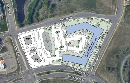 203-Unit Apartment Gambit Could Remake Brooklyn Park's Oxbow Commons
