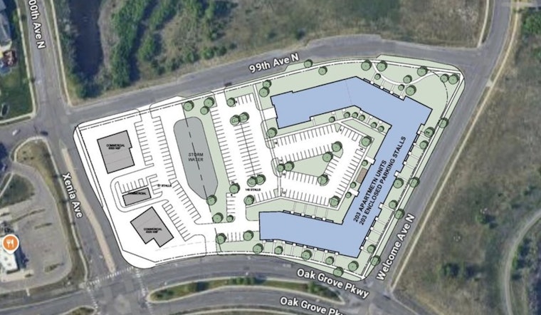 203-Unit Apartment Gambit Could Remake Brooklyn Park's Oxbow Commons