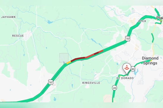 Medevac Chaos Slams Westbound U.S. 50 Near Red Hawk Casino