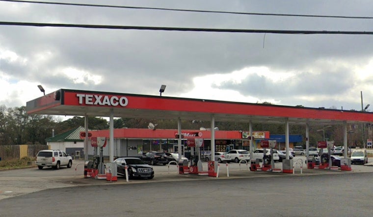 Afternoon Gunfire Rocks Stone Mountain Texaco, One Wounded