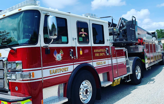 Annapolis Fire Truck Wrecked While Racing To Blaze