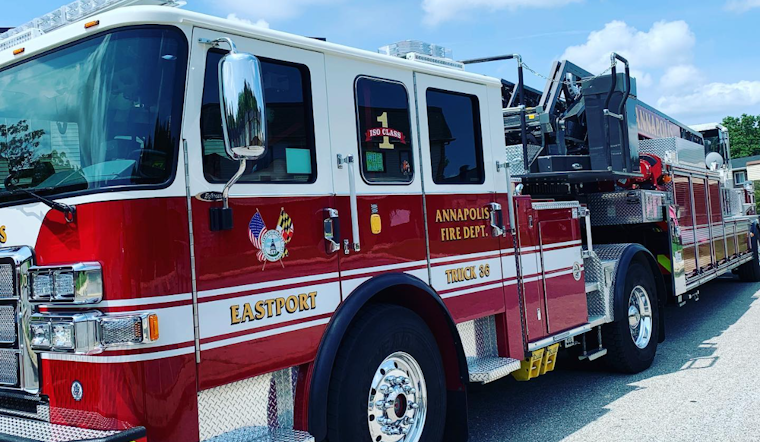 Annapolis Fire Truck Wrecked While Racing To Blaze