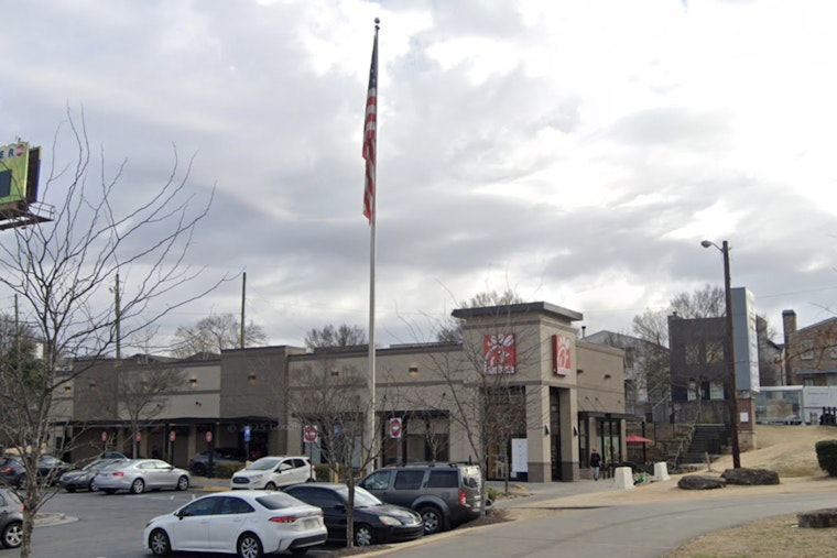 April Fools Chick-fil-A Overpass Gag Has BeltLine Crowd Doing a Double Take